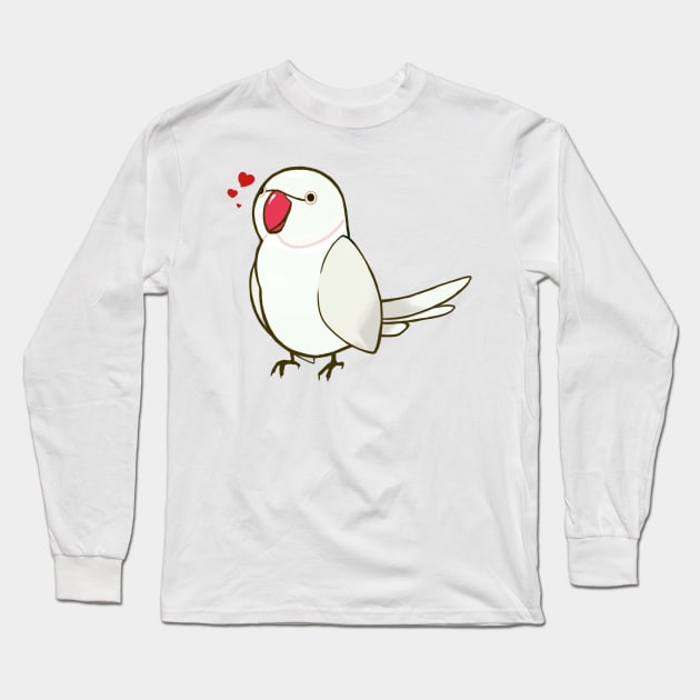 Ringneck Parakeet 4 Long Sleeve T-Shirt by Shemii